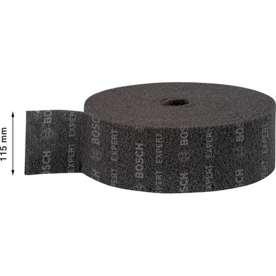 Produktbild von Bosch - EXPERT N880 Vliesrolle zum Handschleifen, 115&nbsp;mm x 10&nbsp;m, medium S (2608