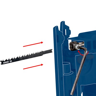 Produktbild von Bosch - Stichsägeblatt U 101 BF Clean for Hard Wood, 3er-Pack (2608636236)