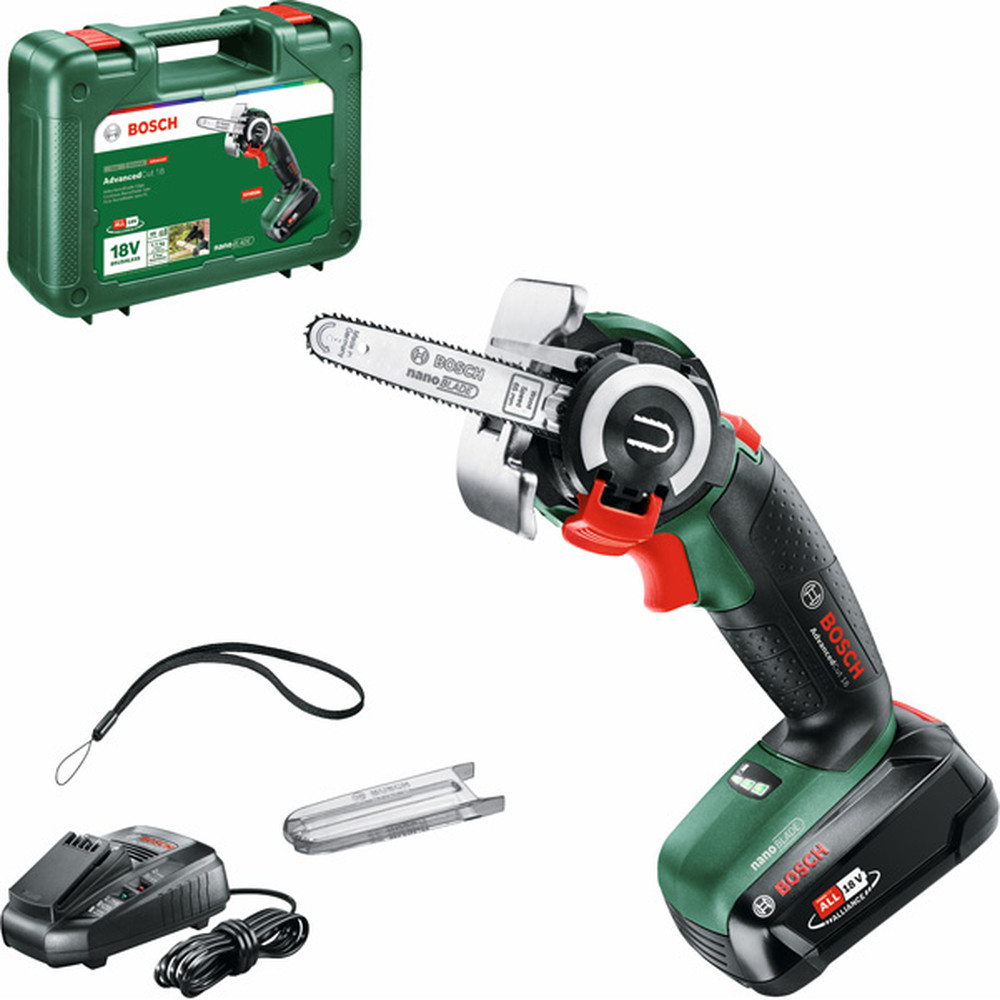 Bosch Akku-Säge AdvancedCut 18 mit NanoBlade-Technologie, 1 x PBA 18V 2.5 Ah Akku Produktbild img2 L