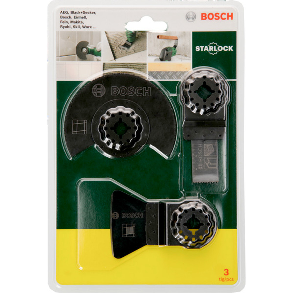 Bosch Starlock Starter-Set Fließen, 3-teilig, für Multifunktionsgeräte Produktbild img2 L