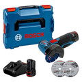 Produktbild von Bosch - Akku-Winkelschleifer GWS 12V-76, 2x 3,0 Ah Li-Ion (06019F200B)