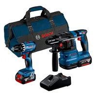 Produktbild von Bosch - Combo Kit 2-tlg. Kit 18V: GSR 18V-45 + GBH 18V-22 + 2 x 4.0Ah + GAL 18V