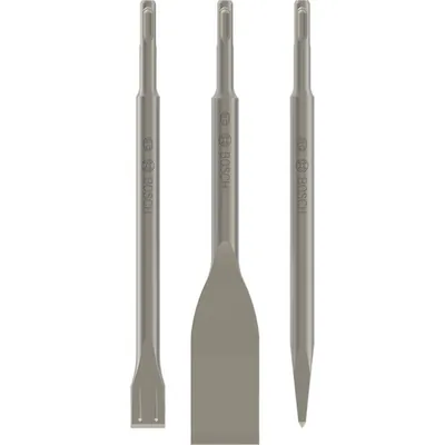 Produktbild von Bosch - PRO SDS plus-5C Meißel-Set, Spitzmeißel 250, Fliesenmeißel, Spatmeißel,