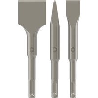 Bosch PRO SDS plus-4C Meißel-Set, Spitzmeißel 140 mm, Flachmeißel, Spatmeißel, 3-tlg. Produktbild