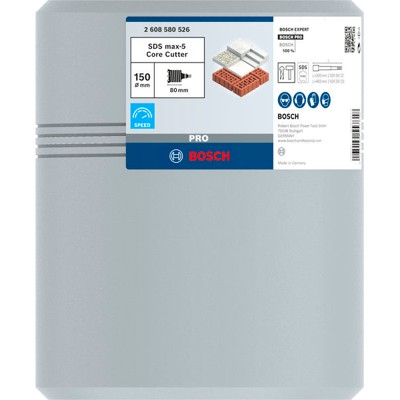 Produktbild von Bosch - Hohlbohrkrone SDS-max-9 ø150 x 80 x 92mm (2608580526)