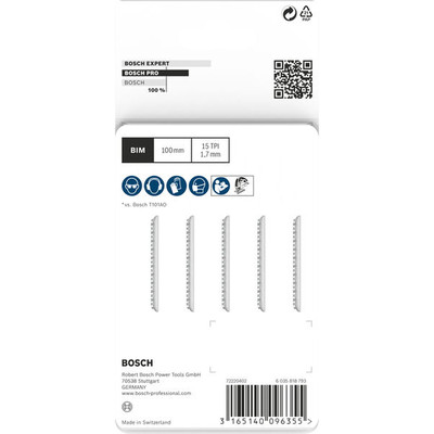 Produktbild von Bosch - Stichsägeblatt T 101 AIF, 5er-Pack (2608634897)