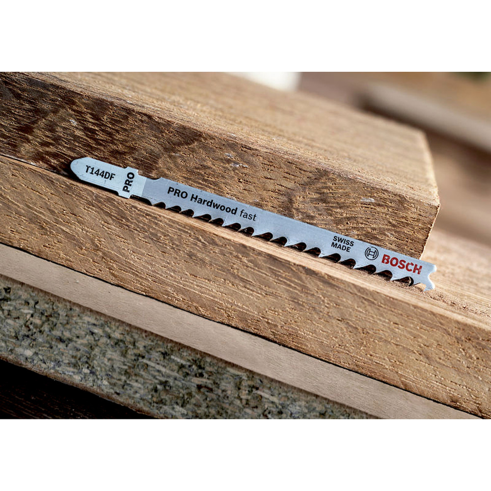 Bosch PRO Hardwood fast T144DF Stichsägeblatt, 100&nbsp;mm, 5-tlg. Produktbild img10 L