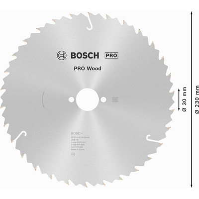 Produktbild von Bosch - Kreissägeblatt Speedline Wood ø230 x 30 x 2,6mm, 30 Zähne (2608640805)
