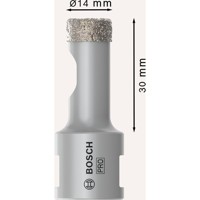 Produktbild von Bosch - Diamanttrockenbohrer Dry Speed Best for Ceramic ø14 x 30mm (2608587113)