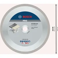 Produktbild von Bosch - PRO Ceramic Diamanttrennscheibe, 230 x 22,23 mm