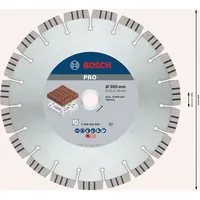 Produktbild von Bosch - PRO Abrasive Diamanttrennscheibe, 300 x 20/25,4 mm