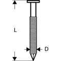 Produktbild von Bosch - Rundkopf-Streifennagel SN21RK 90RHG 3,1 mm, 90mm, feuerverz., gerillt, 