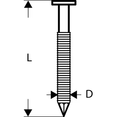 Produktbild von Bosch - Rundkopf-Streifennagel SN21RK 90RHG 3,1 mm, 90mm, feuerverz., gerillt, 