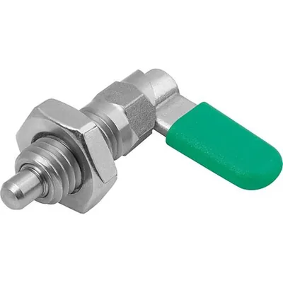 Produktbild von KIPP - SPERRRIEGEL MIT SECHSKANT, D=6, M10X1, SW1=10, FORM:D, MIT KAPPE, MIT MU