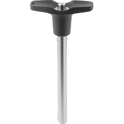 Produktbild von KIPP - KUGELSPERRBOLZEN MIT KOPFARRETIERUNG MIT T-GRIFF, D1=6, L5=100, EDELSTAH