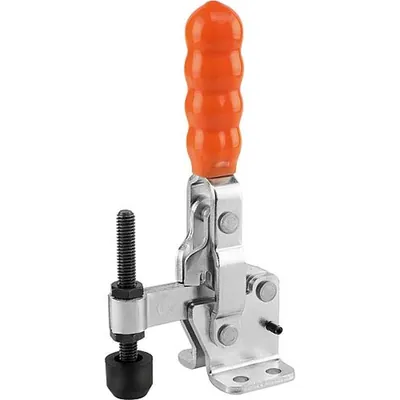 Produktbild von KIPP - SCHNELLSPANNER, FUß WAAGRECHT, STANDARD, F1=3500, FESTE ANDRUCKSPINDEL M