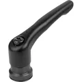 Produktbild von KIPP - KLEMMHEBEL MIT SPANNKRAFTVERSTÄRKER GR.4 M10, ZINK SCHWARZ RAL9005 STRUK