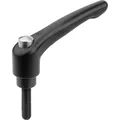 Produktbild von KIPP - KLEMMHEBEL MIT SCHUTZKAPPE GR.3 M10X20, ZINK SCHWARZ RAL9005 STRUKTURMAT