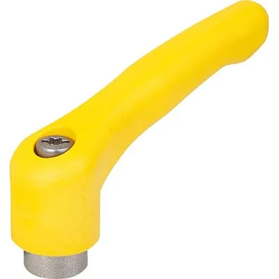 Produktbild von KIPP - KLEMMHEBEL GR.1, M04, HOCHLEISTUNGSTHERMOPLAST GELB RAL1021, KOMP:EDELST