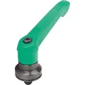 Produktbild von KIPP - KLEMMHEBEL MIT SPANNKRAFTVERSTÄRKER GR.5 M12X50, KUNSTSTOFF GRÜN RAL6032