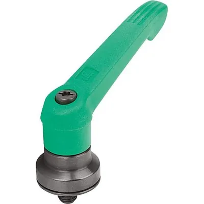 Produktbild von KIPP - KLEMMHEBEL MIT SPANNKRAFTVERSTÄRKER GR.5 M12X50, KUNSTSTOFF GRÜN RAL6032