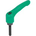 Produktbild von KIPP - KLEMMHEBEL GR.2 M10X60, HOCHLEISTUNGSTHERMOPLAST GRÜN RAL6032, KOMP:STAH