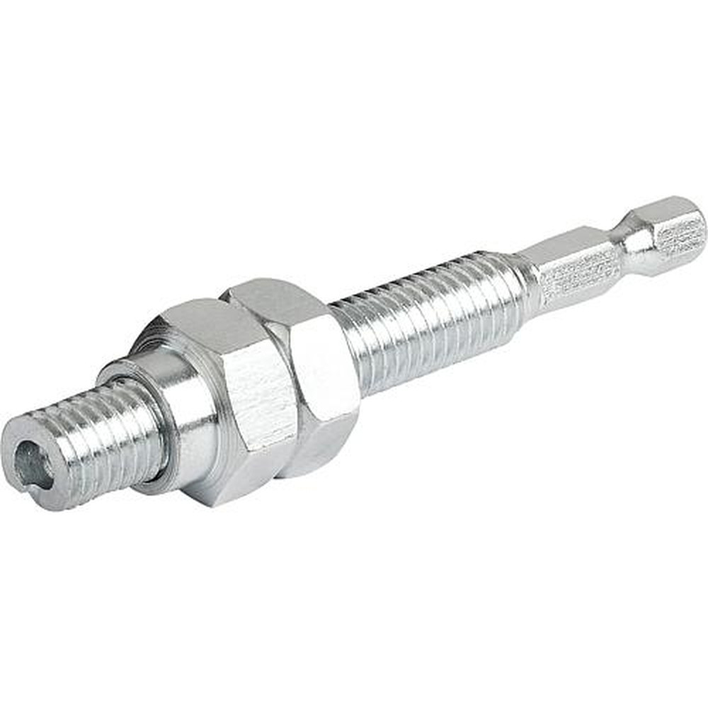 KIPP EINBAUWERKZEUG HANDAUSFÜHRUNG, M04, L=48, STAHL VERZINKT Produktbild img1 L