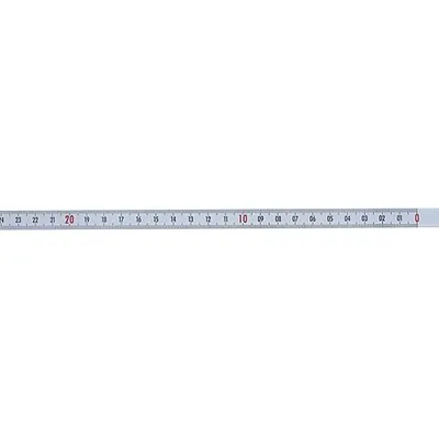 Produktbild von KIPP - Maßband, selbstklebend 6000 x13mm, horizontal, weiß, Nullpunkt rechts