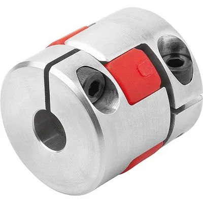 Produktbild von KIPP - ELASTOMER-KLAUENKUPPLUNG MIT RADIALER KLEMMNABE GR.12, D1=4, D2=4, L=26,