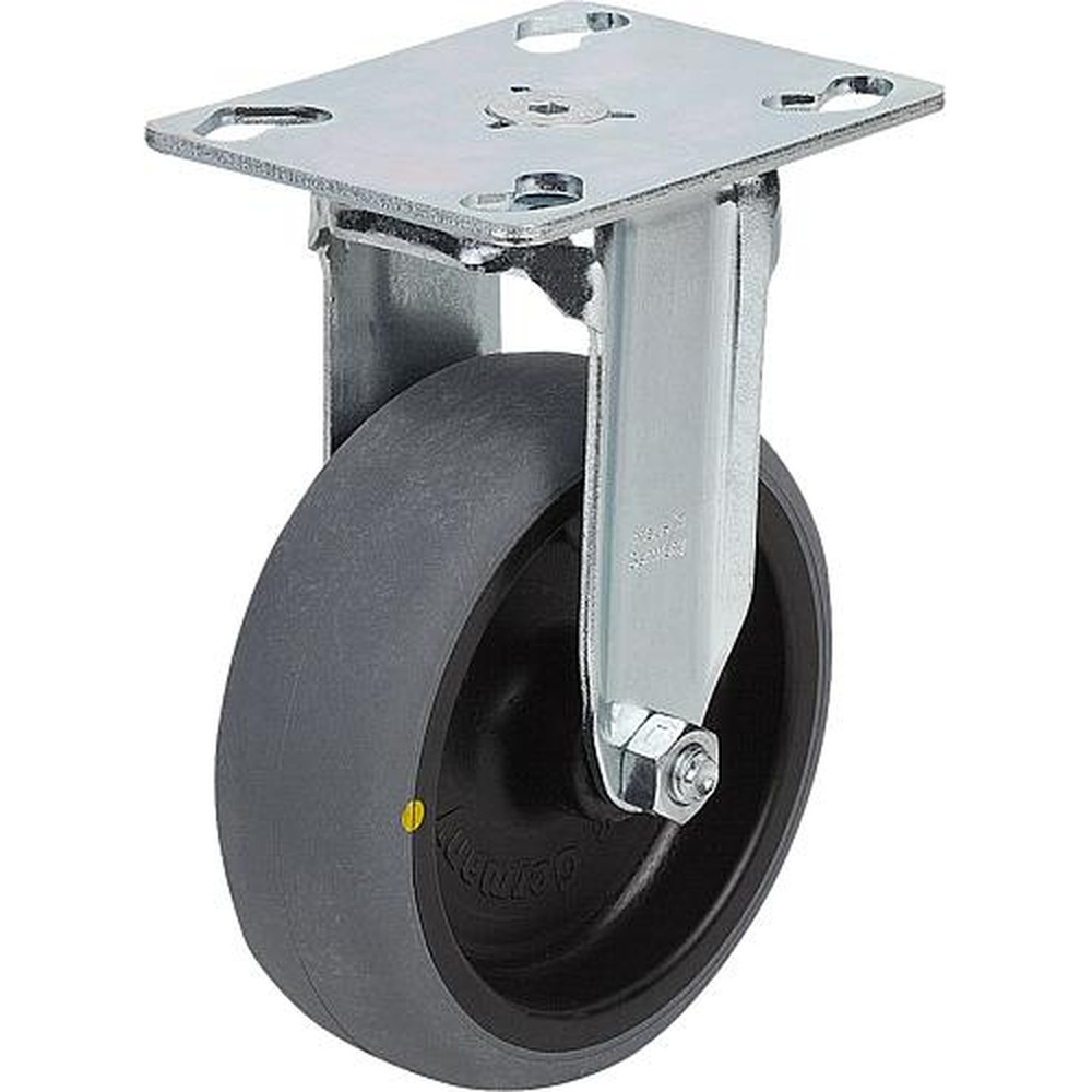 KIPP BOCKROLLE OHNE FESTSTELLSYSTEM THERMOPLAST, ELEKTRISCH LEITFÄHIG, KOMP:STAHL, D=100, B=32 (K1760.11100321) Produktbild img1 L