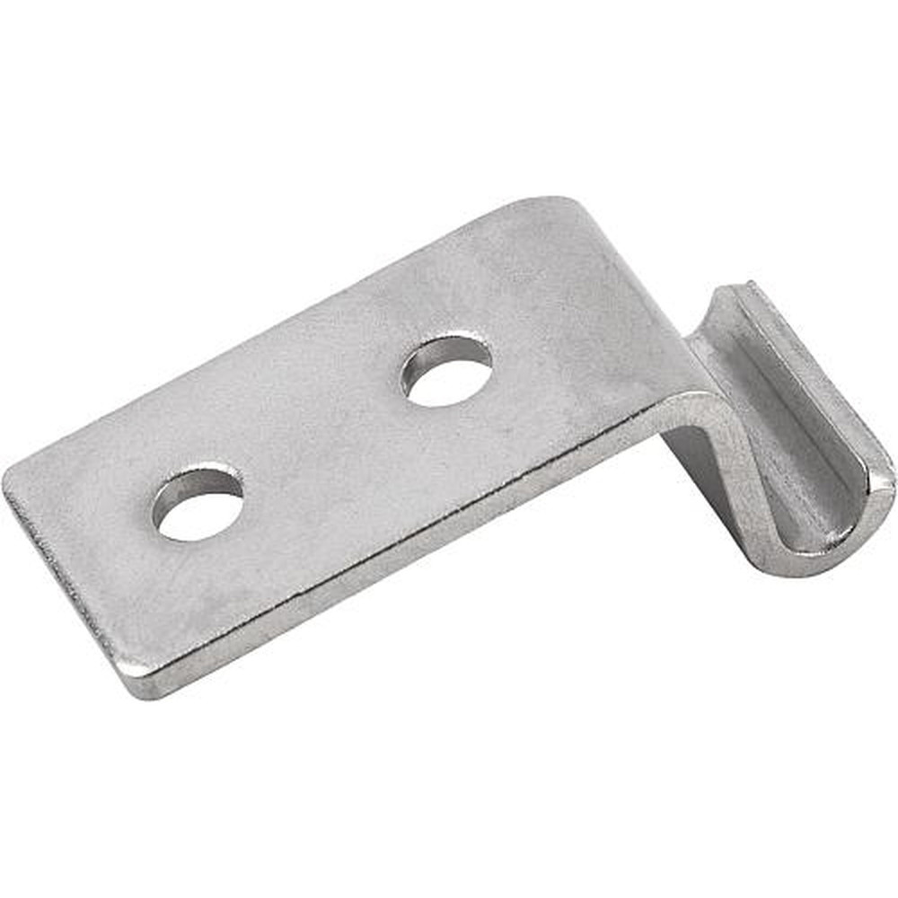 KIPP GEGENHAKEN FÜR SPANNVERSCHLUSS, EINSTELLBAR, FORM:C, EDELSTAHL 1.4301 BLANK Produktbild img1 L
