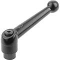 Produktbild von KIPP - KLEMMHEBEL GR.3 M10 ZINK, SCHWARZ SEIDENMATT, KOMP:STAHL