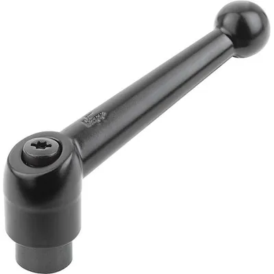 Produktbild von KIPP - KLEMMHEBEL GR.3 M10 ZINK, SCHWARZ SEIDENMATT, KOMP:STAHL