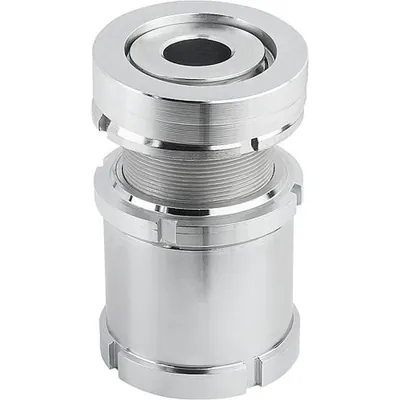 Produktbild von KIPP - HÖHENVERSTELL-ELEMENT M.KUGEL-AUSGLEICHSSCHEIBE, MIT KONTERMUTTER, D1=M6