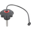 Produktbild von KIPP - STERNGRIFF ÄHNLICH DIN6336 MIT SICHERUNGSBAND D=M06X30, D1=32 H=20, FORM