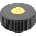 Produktbild von KIPP - RÄNDELRAD GR.3, D1=63 D=M10 , FORM:K, THERMOPLAST SCHWARZGRAU RAL7021, K