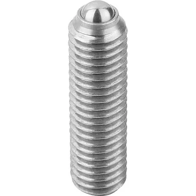 Produktbild von KIPP - FEDERNDES DRUCKSTÜCK STANDARD FEDERKRAFT, LANGE AUSFÜHRUNG D=M04 L=16, E