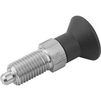 KIPP ARRETIERBOLZEN GR.2 D1=M12X1,5, D=6, FORM:A O.RASTNUT, O.KONTERMUTTER, EDELSTAHL 1.4034 GEHÄRTET, (K0338.01206) Produktbild