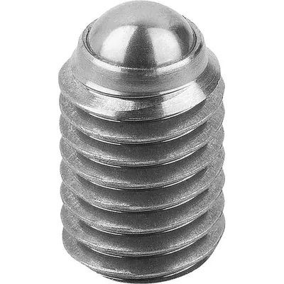 Produktbild von KIPP - KUGELDRUCKSCHRAUBE OHNE KOPF, FORM:A KUGEL AUS EDELSTAHL, M16, L=38,3, E
