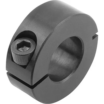 Produktbild von KIPP - KLEMMRING, FORM:B AUßEN GESCHLITZT, D1=18, D2=36, B=13, STAHL BRÜNIERT