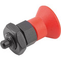 KIPP ARRETIERBOLZEN GR.9 D1=M06X0,75, D=3, FORM:B OHNE RASTNUT MIT KONTERMUTTER, KURZE AUSFÜHRUNG, STAHL GEHÄRTET, (K0631.690384) Produktbild img1 S