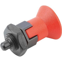 KIPP ARRETIERBOLZEN GR.9 D1=M06X0,75, D=3, FORM:D MIT RASTNUT MIT KONTERMUTTER, KURZE AUSFÜHRUNG, STAHL GEHÄRTET, (K0631.890384) Produktbild