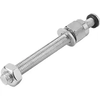 Produktbild von KIPP - GEWINDESPINDEL FÜR GELENKFÜßE D1=M12X120 STAHL