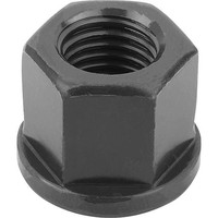 KIPP SECHSKANTMUTTER 1,5D HOCH DIN6331, M22, SW=34, VERGÜTUNGSSTAHL 10 BLANK (SCHWARZ) Produktbild