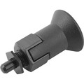 KIPP ARRETIERBOLZEN, GR.2, D1=M10X1, D=6, FORM:C MIT RASTNUT, FÜR DÜNNWANDIGE TEILE, STAHL GEHÄRTET, KOMP:THERMOPLAST Produktbild img1 S