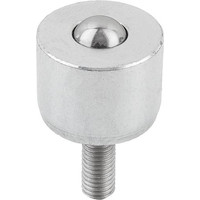 KIPP KUGELROLLE MINI D2=M06X15, FORM:A STAHL, KOMP:STAHL (K0749.1106) Produktbild