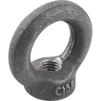 KIPP RINGMUTTER FEST DIN582, M12, STAHL 1.1141 BLANK Produktbild