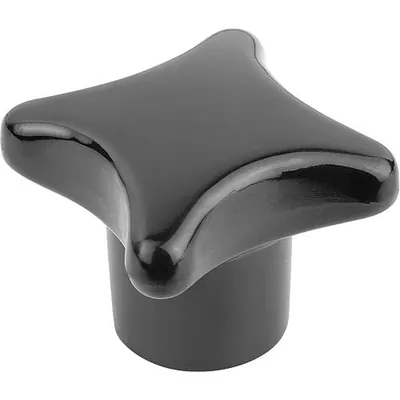 Produktbild von KIPP - KREUZGRIFF ÄHNLICH DIN6335 D=M06, D1=32, H=20, FORM:K, DUROPLAST SCHWARZ