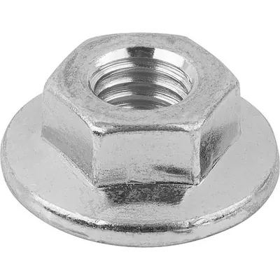 Produktbild von KIPP - SECHSKANTMUTTER MIT FLANSCH D=M08 STAHL