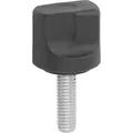 Produktbild von KIPP - GRIFFSCHRAUBE GR.3 D=M05X15 D1=25 H=22,9, FORM:L THERMOPLAST, SCHWARZGRA